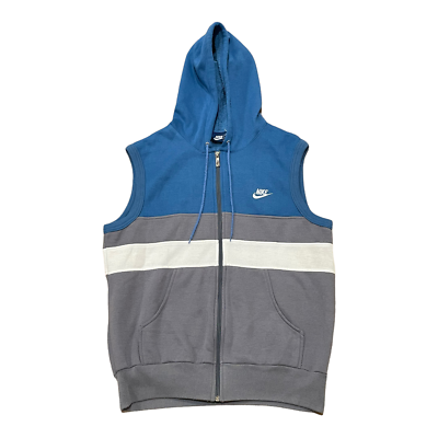 Sweat à capuche vintage Nike sans manches adulte moyen