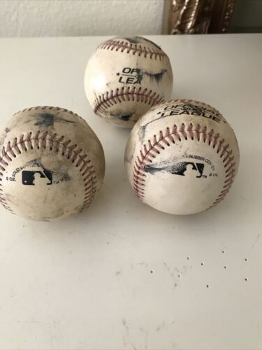 Vintage Baseball Ball - Very Old Lot of 3 Official League