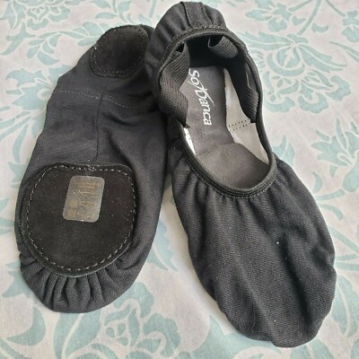 New! so danca ballet shoes Black SD16 C Size: UK-5L EURO