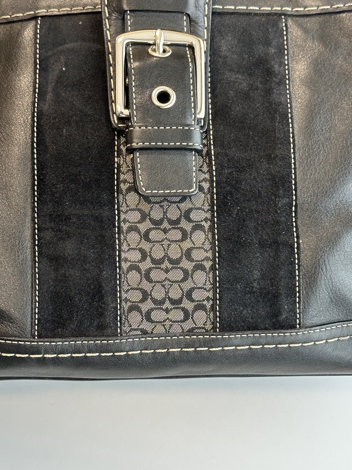 Coach Designer F0773 F11344 Black Leather Shoulder Satchel Bag | eBay