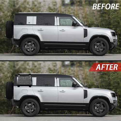 Side Mounted Gear Box FOR Land Rover Defender 110 2020-2024 Luggage Bag Tool Box - Foto 3 di 14