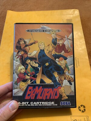 EX-Mutants Sega Mega Drive komplett CIB sehr selten Retro Megadrive Ex Mutants 