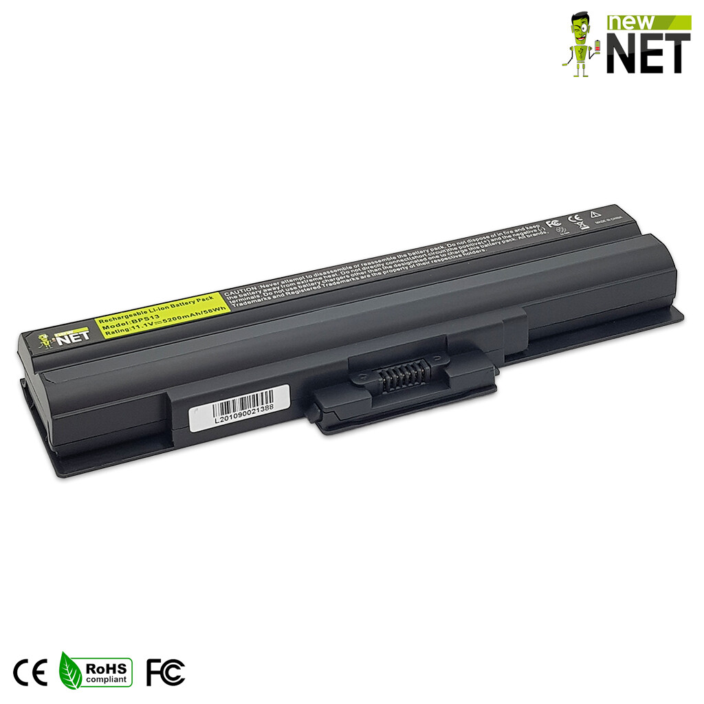 Batteria Sony Vaio Serie BZ 5200mAh - Compatibile VGP-BPS13 / 6 Celle - 3