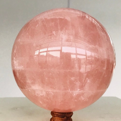 3144g Natural Pink Rose Quartz Crystal Sphere Mineral specimen Healing AH108 - Picture 5 of 14