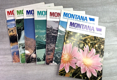 #ad Vtg 1976 77 Lot Of 7 Montana Magazine Of The Northern Rockies $57.75