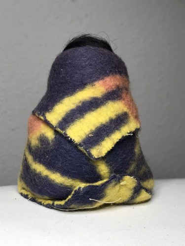 Vintage Lot Of 3 Skookum Indian Native American Doll ~ Wrapped In Blanket - Picture 19 of 22
