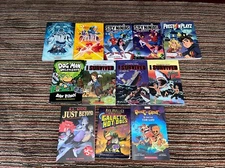 Mixed Lot of 12 Kids/Teens GRAPHIC NOVELS Spy Ninjas I Survived Dogman Amulet ++