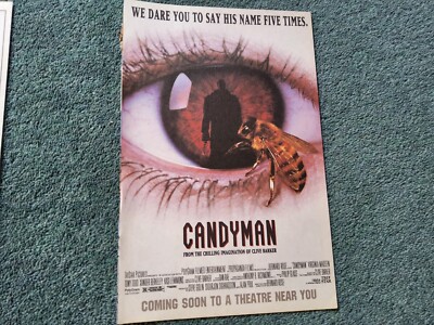  Ephemera Werbung 1992 Candyman Clive Barker