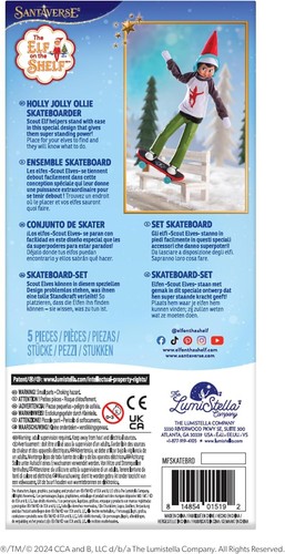The Elf on the Shelf MagiFreez Holly Jolly Ollie Skateboard Set for Your Elf - Picture 4 of 5