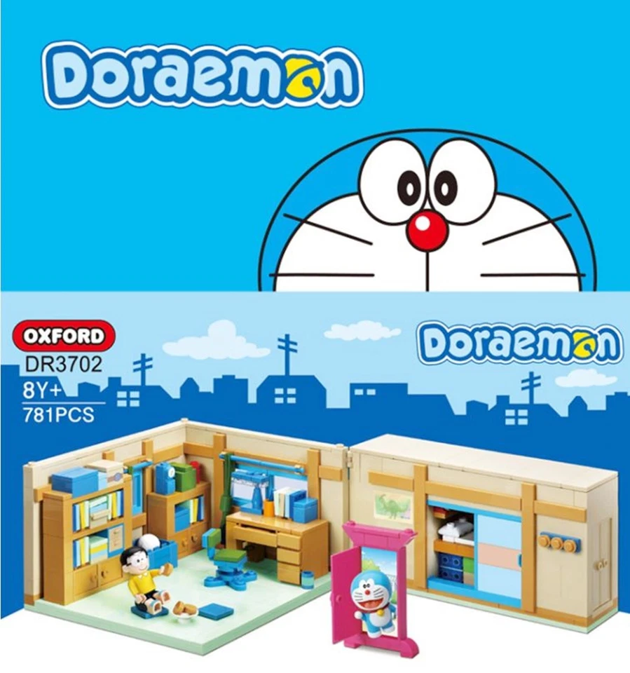 Oxford 2023 Doraemon Nobi Nobita ROOM Brick Block Assembly Figures DR3702 - Image 2 of 4