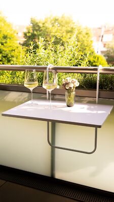 Balkon Klapptisch wei Balkontisch Gartentisch Hngetisch Campingtisch Tisch  | eBay.de