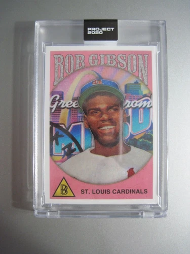 2020 Topps Project 2020 #249 Bob Gibson/5089*/Ben Baller