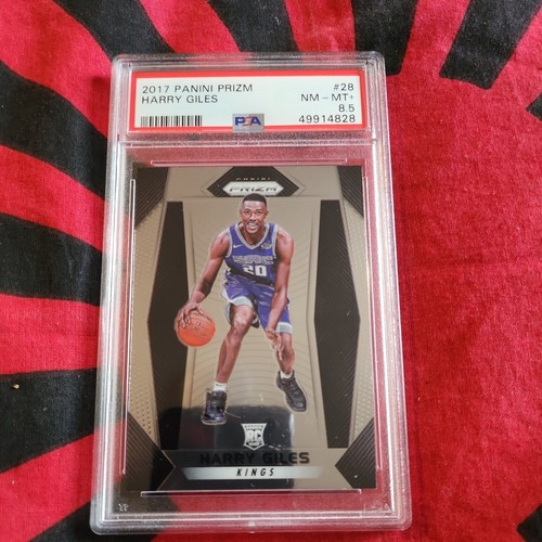 Harry Giles #28 ROOKIE CARD PANINI NBA PSA 8.5 GRADED MINT 2017 T18-49 ...