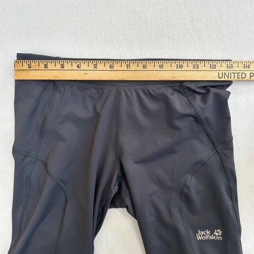 Jack Wolfskin Womens Capris S Dark Gray Activewear Hiking Workout - Picture 7 of 7