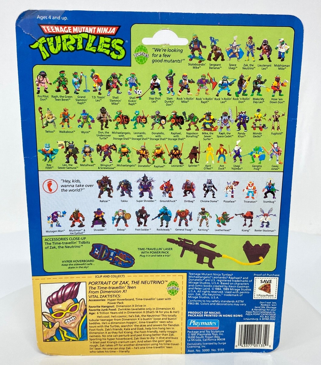 タートルズ　Zak the Neutrino Vintage TMNT Teenage Mutant Ninja Turtles ZAK the Neutrino