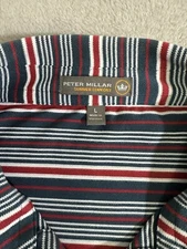 Men's L - Peter Millar Summer Comfort TPC Sawgrass Golf Polo Shirt Multicolor