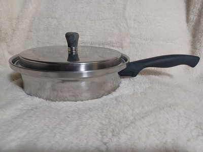 Kitchen Craft Saucepan Skillet 9'' Stainless Steel Special Alloy With Lid Vintage