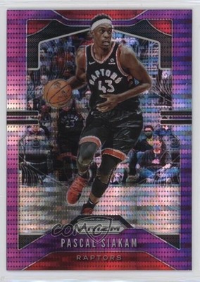2019-20 Panini Prizm Purple Pulsar Prizm 22/35 Pascal Siakam #156 1i7q