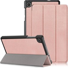 Case for Lenovo Tab M8 Gen 4 2023, Lightweight Slim Shell Stand Cover, Rose Gold