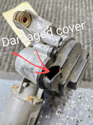 88-96 Corvette C4 Windshield Wiper Motor Assembly & Cover OEM GOOD Slight Damage - Bild 2 von 6