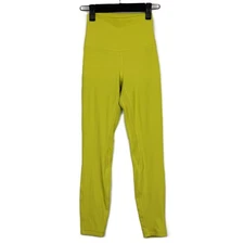 Lululemon Align High-Rise Pant 25" Yellow Pear Size 2