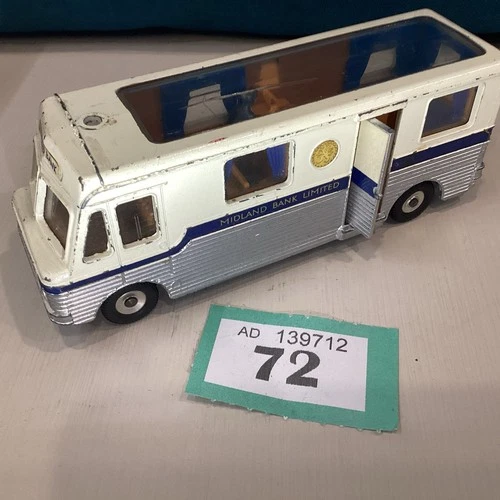 Original Vintage Diecast Mobile Midland Bank Van 280 Dinky Toys Vehicle Unboxed