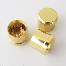 50pcs for RCA Jack Female Noise Stopper Gold Plated Copper Dust Cap