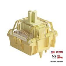 V5 Creamy Yellow Keyboard Switch with LED Diffuser for Creamy Yellow V5 Pro