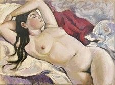 étude d'une modèle nue 