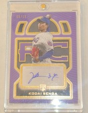 2023 Topps Definitive Collection Kodai Senga RC Auto Purple /10