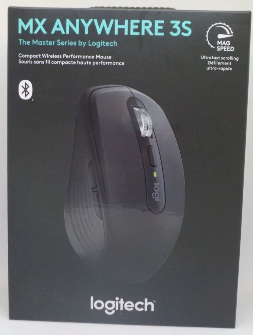 Logitech MX ANYWHERE 3S Wireless Mouse - Black for sale online | eBay