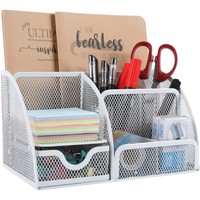 Metall Schreibtisch Organizer - Stiftehalter Und Utensilienschalen