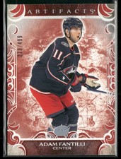2024-25 Upper Deck Artifacts Adam Fantilli Ruby /499 #39 Columbus Blue Jackets