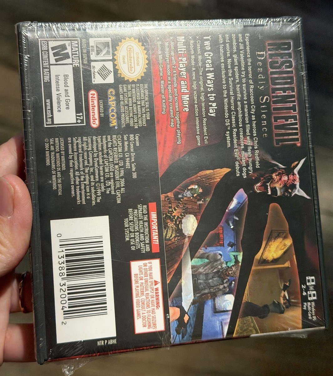 Resident Evil: Deadly Silence (Nintendo DS, 2006) for sale online