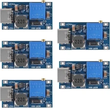 5PCS MT3608 TYPE-C USB DC-DC Voltage Step Up Adjustable Boost Converter 2V-24V