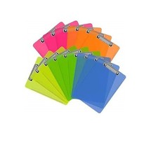 15 x A5 Quality Acrylic Clipboard With Hanging Hole for Office School Warehouse