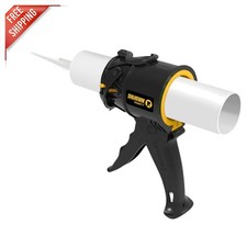 Patented Gen-3 Compact Caulk Gun - Effortless, Clean Sealant Application
