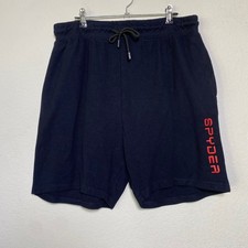 Spyder Mens Navy Blue Viscose Blend Sweat Sho...