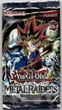 EMPTY Wrapper YuGiOh! Metal Raiders 25th Anniversary Edition Pack Art