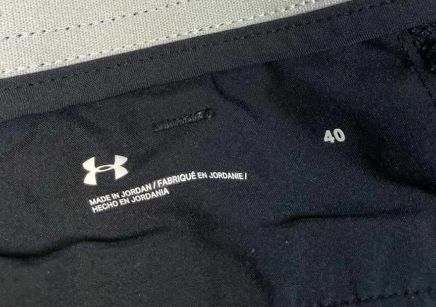 Under Armour Men's Golf Shorts Chino Regular Fit Walking Outdoor Black Size 40 thumbnail 2