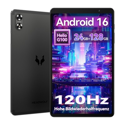 Headwolf Fpad6 8,7 Zoll Tablet Andriod16 24GB+128GB 8-core 4G LTE Gemini AI 2.0
