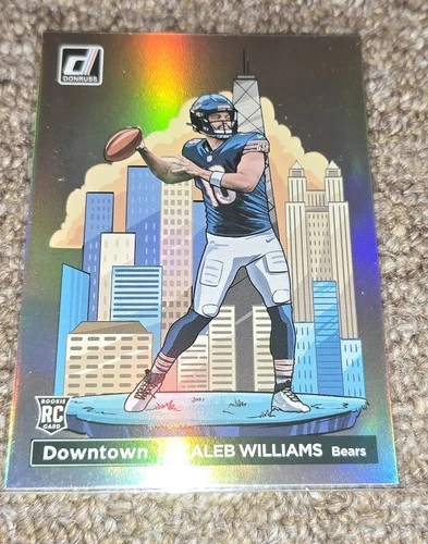 2024 Panini Donruss Downtown! Caleb Williams #21 (RC) Rare Chicago Bears