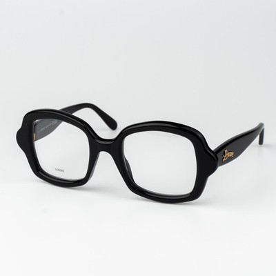 Loewe LW50066I 001 Eyeglasses Frame Unisex Black Square RX-Able New