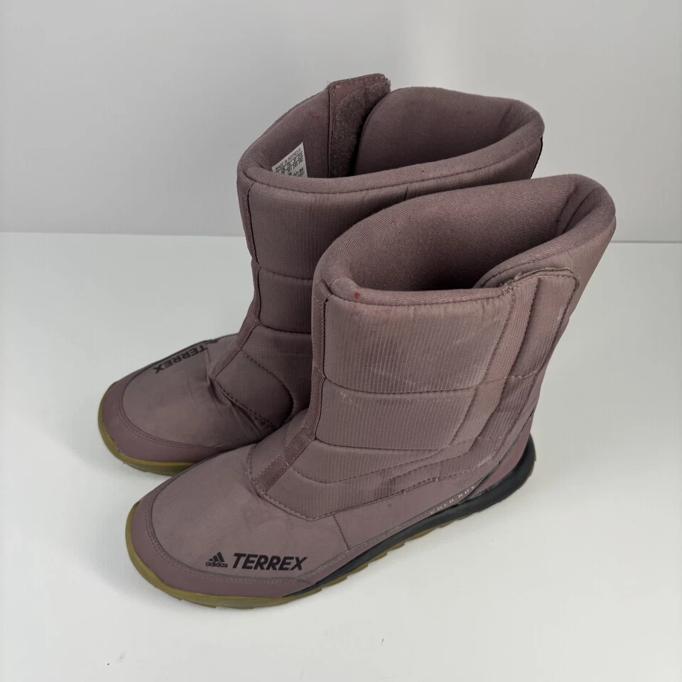 Adidas Terrex Choleah COLD.RDY Women’s 7.5 Mauve Insulated Slip-On Hiking Boots - Image 2 of 4