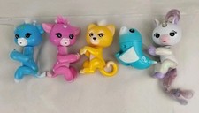 WowWee Fingerling Interactive Pet Lot 5 Animal Toy Giraffe Unicorn Dolphin Cat