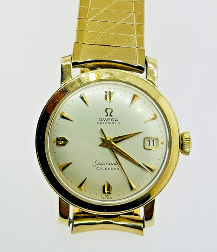 Omega Seamaster Calendar Ref KX6082 Arrowhead Markers 10K Gold Filled Watch 502 - Picture 8 of 24
