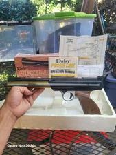 Vintage Daisy Power Line Model 717 Pneumatic Pellet Pistol Brass