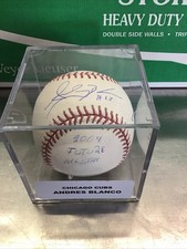 Autographed ANDRES BLANCO Chicago Cubs Official Mlb Baseball w/COA