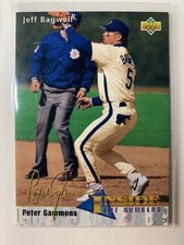 1993 Upper Deck Jeff Bagwell #452 Peter Gammons Houston Astros