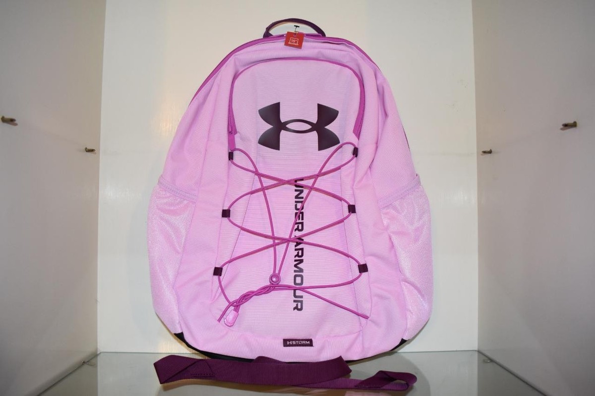 Under Armour UA Hustle Sport Backpack 1364181 638 Pink NWT | eBay
